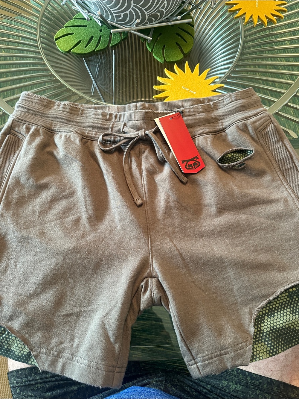 NWT Nasty Pig Men's green Shred Rugby Shorts